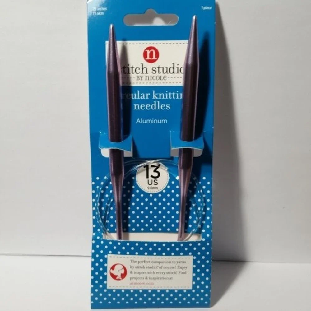 Circular Knitting Needles Aluminum US Size 13